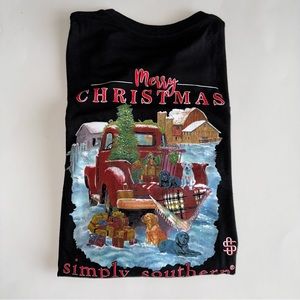 NWT Simply Southern Christmas T-shirt